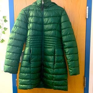 French Connection Green Puffer